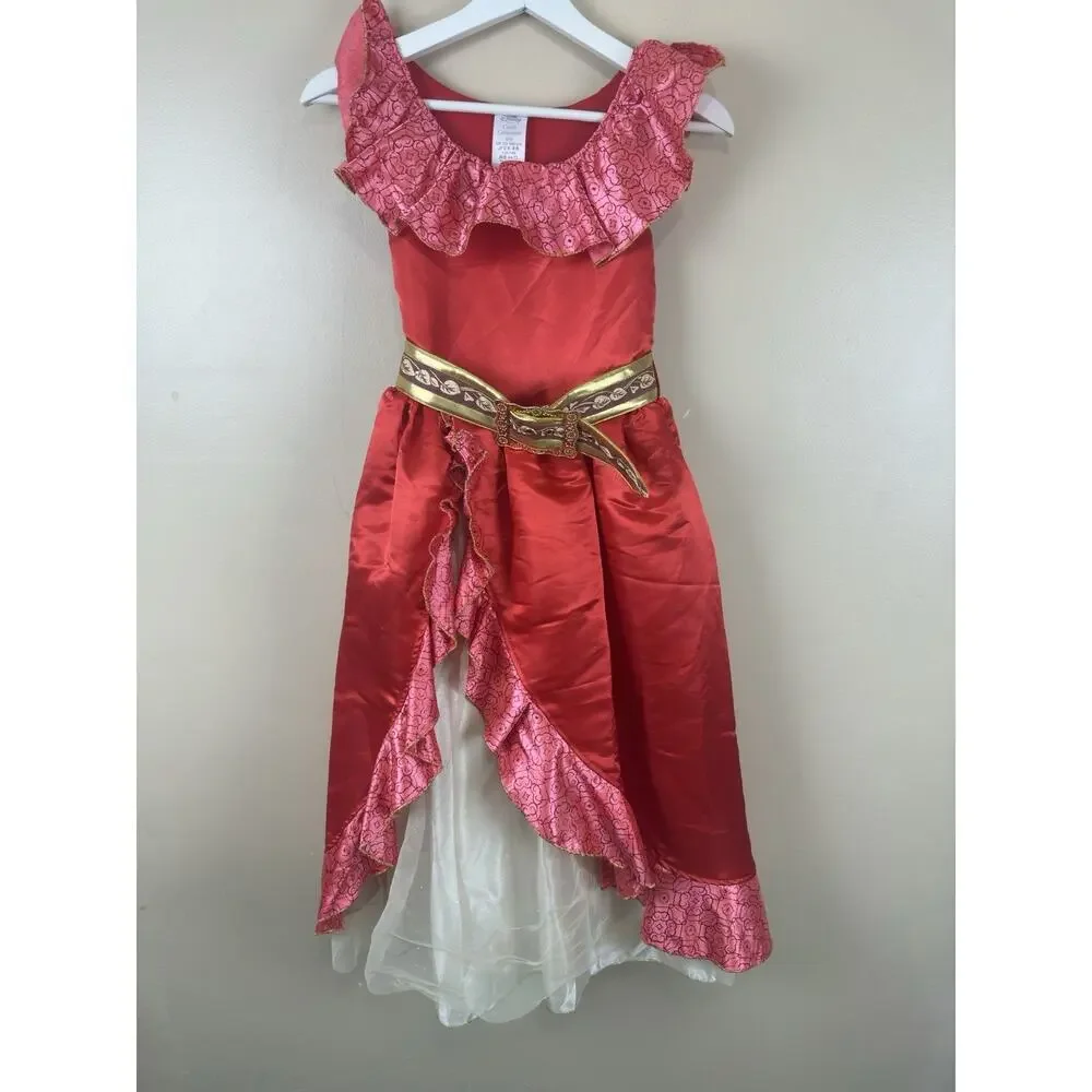 Disney Elena of Avalor Girls Costume Dress Pretend Play Dress Size 9/10